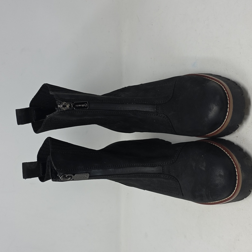 Blondo Demaria Black Ankle Boots with Chunky Heel Size 8 - Picture 2 of 6